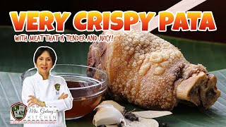 CRISPY PATA na TUMATAGAL ang LUTONG at MOIST and TENDER ang LAMAN MrsGalangs Kitchen S15 Ep1 [upl. by Lyrahs319]