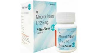 Min Nour 25 Tablets Minoxidil Tablets IP 25 mg [upl. by Pare]