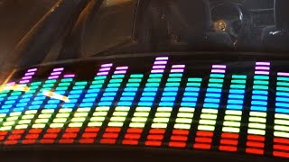 LUCES AL RITMO DE LA MUSICA  Como instalar un Ecualizador LED en el Coche [upl. by Goldstein850]