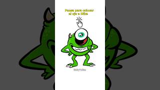 TE RETO a colocar el Ojo de Mike Wazowski mikewazowski pixar disney [upl. by Aigroeg]