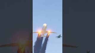 A330743L Beluga Airbus Crash on Boat After Collision with B747 in GTA 5 [upl. by Larena566]