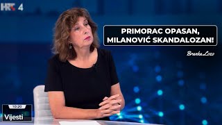 Branka Lozo Primorac opasan Milanović skandalozan [upl. by Macnair921]