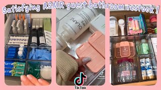 Satisfying ASMR guest bathroom restock and refresh  TikTok compilation 2024 🎀✨🪽 [upl. by Phira]