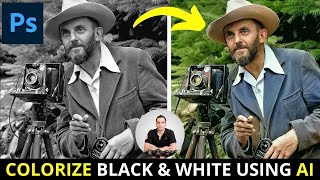 Colorize Black and White Photos in Photoshop Using AI Neural Filter [upl. by Ana]