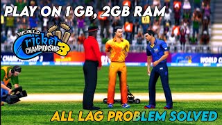 🔥Play WCC3 on 1GB 2GB  All Lag Problem Solved [upl. by Kahaleel]