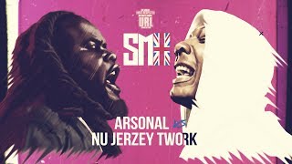 ARSONAL VS NU JERZEY TWORK SMACK RAP BATTLE  URLTV [upl. by Blaine430]