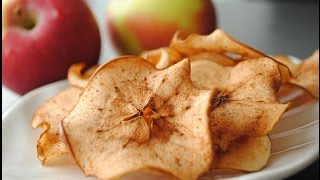 How to Make Baked Apple Chips  Apple Recipes [upl. by Felecia]