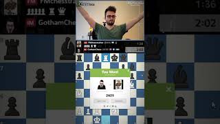 GothamChess blunders his queen‼️Chess Hoodies in Bio👕♟️gothamchess blitz chessedit levyrozman [upl. by Marley244]