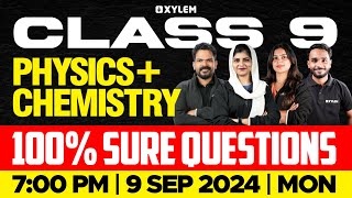 Class 9  Physics  Chemistry  Onam Exam  100 Sure Questions  Xylem Class 9 [upl. by Maddis479]