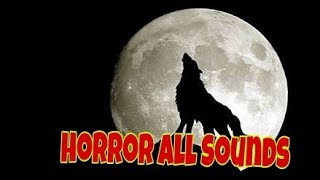 wolf howling sound effect scary free copyright 《horror All Sounds》 [upl. by Brawner]