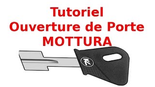 Tutoriel ouverture de porte comment ouvrir une serrure Mottura [upl. by Ursuline]