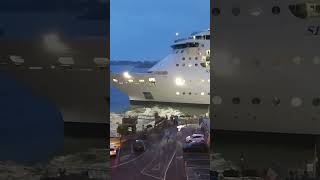 SERENADE of the SEAS departing the Cobh cruise liner terminal in Cork Harbour [upl. by Etolas530]