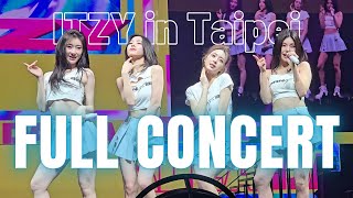 ITZY in Taipei  FULL CONCERT 4K FAN CAM ITZY 2ND WORLD TOUR “BORN TO BE” 20240720 [upl. by Quin539]