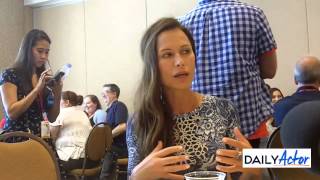 Rhona Mitra talks The Last Ship at ComicCon [upl. by Tiffani]