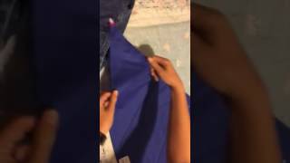 How to fold your handkerchief into a square or storage [upl. by Hedgcock]