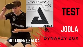 Joola Dynaryz ZGX Test amp Vergleich Lorenz Kalka [upl. by Aros]