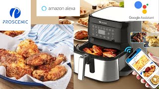 Air Fryer Unboxing Proscenic T21 quotAlexa fry me some Chickenquot [upl. by Lleumas860]