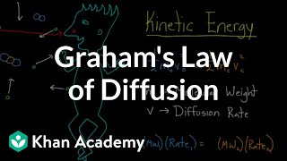 Grahams law of diffusion  Respiratory system physiology  NCLEXRN  Khan Academy [upl. by Nemad572]