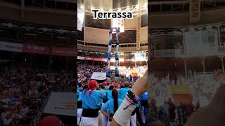 concurso Castells de Tarragona 2024 castellers de Terrassa [upl. by Fabrice]