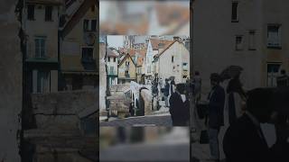 Chartres France in 1921  Restored Footage [upl. by Lail]