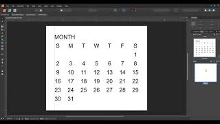 Perpetual Mini Calendar TutorialAffinity Publisher [upl. by Veradi661]