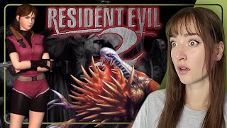 ENDING · William Birkins amp Escaping With A BANG · Claire A · RESIDENT EVIL 2 1998 Part 4 [upl. by Atiuqnahs494]