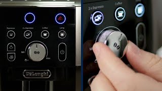 Description of the Control Panel and making One Touch recipes with your Magnifica S Smart [upl. by Roxanna]