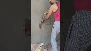 House wiring cutting karne ka tric pipe fitting trending [upl. by Ellednahs707]