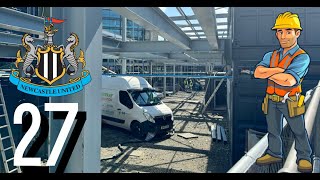 NUFC Fan Zone construction progress weekly update part 27 [upl. by Weldon946]