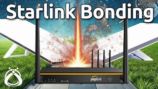 Peplink SpeedFusion Bond Starlink with this Internet GameChanger [upl. by Aicekat416]