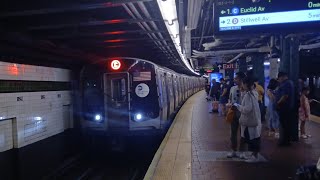 MTA NYCT Subways IND R179 C Train To Euclid Avenue  125th Street [upl. by Reibaj114]