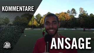 Ansage mit Samer Harkous RotWeiss Stiepel  RUHRKICKTV [upl. by Nirtiak]