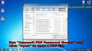 How to Unlock Encrypted PDF Document without Password [upl. by Resor239]