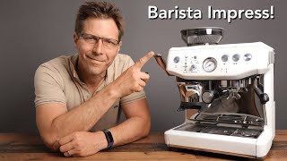 Breville Barista Express Impress Amazons Best Selling Integrated Tamper Espresso Machine [upl. by Assilram]