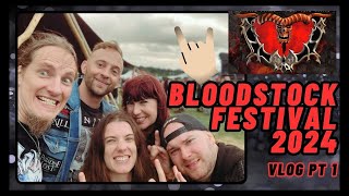 BLOODSTOCK 2024 VLOG PT1 TRAVELS THURSDAY BANDS amp BIN JOUSTING [upl. by Dupuis]