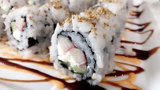 EASY to Make California Roll  How to Make a Volcano roll  How to Make sushi Easy sushi recipe [upl. by Hong]