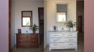 Como pintar muebles con efecto envejecido [upl. by Lacie]