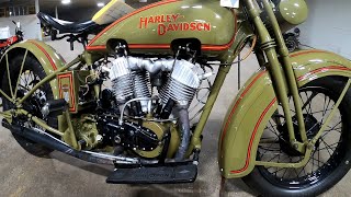 Vintage 1927 Harley Davidson JD PaGreybeards Motorcycle Showcase [upl. by Ranchod263]