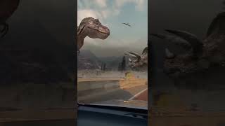 My real dinosaur in Jurassic Park dinosaur jurrasic jurassicworld trex movie funny shorts [upl. by Lars620]