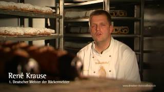 Original Dresdner Christstollen  Promovideo Bäckerei Krause  dresdnerchriststollen24de [upl. by Akenot]