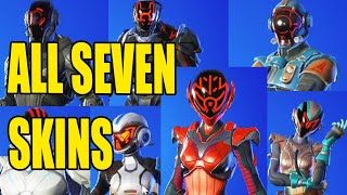 ALL The Seven Skins Showcase in Fortnite [upl. by Churchill]