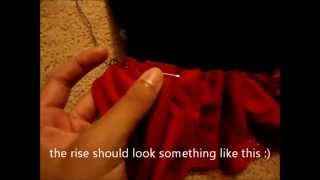 how to handstitch ruffles [upl. by Eiramrebma]