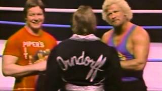 Roddy Piper Paul Orndorff and David Schultz Promo 04071984 [upl. by Girardi]