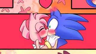 SONICS SURPRISE KISS Sonic Comic Dub [upl. by Tania]