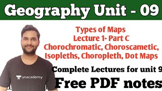 L3 Unit 9  Geographical Techniques Types of Maps Choropleth Chorochromatic Isopleth Maps  JRF [upl. by Ahseena]