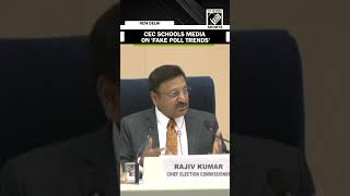 quotThis is nonsensequot CEC Rajiv Kumar raises question over fake election trends [upl. by Anirbes896]