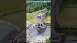 The Falkirk wheel is insane scotland canal architecture [upl. by Kenwrick894]