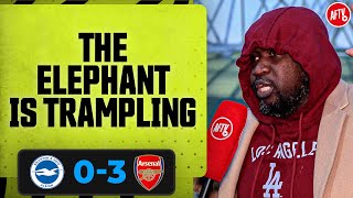 The Elephant Is Trampling On Every Team strictostrict  Brighton 03 Arsenal [upl. by Yrrad46]