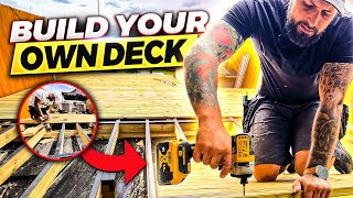 How To Build A Timber Deck amp Frame  Easy Step By Step DIY Guide [upl. by Sylvia]