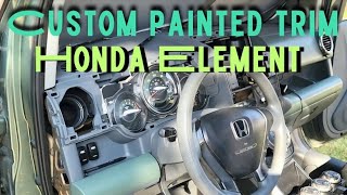 Custom painted trim on the Honda Element [upl. by Chace]